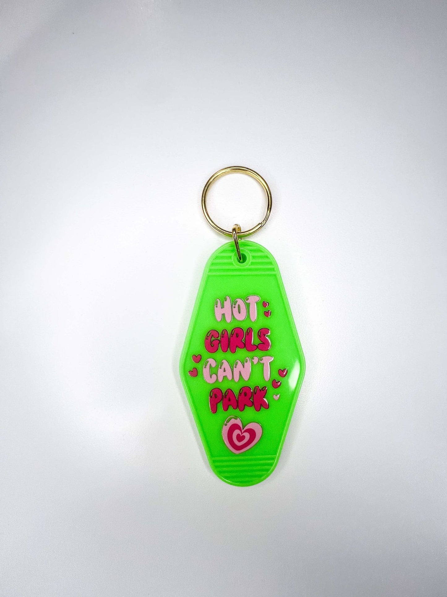 "Hot Girls Can't Park" Key Chain