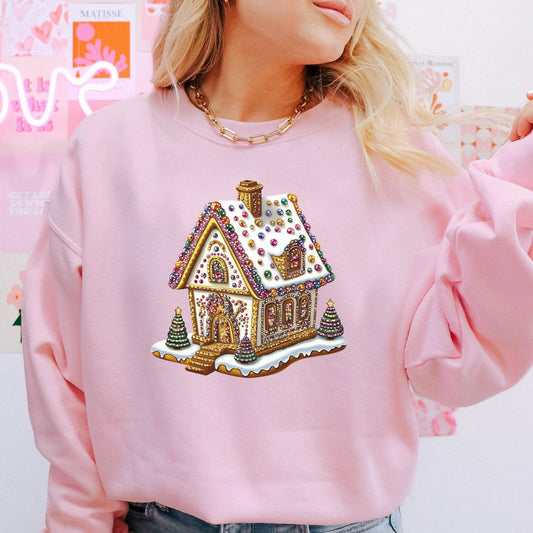 “Gingerbread House” Crewneck